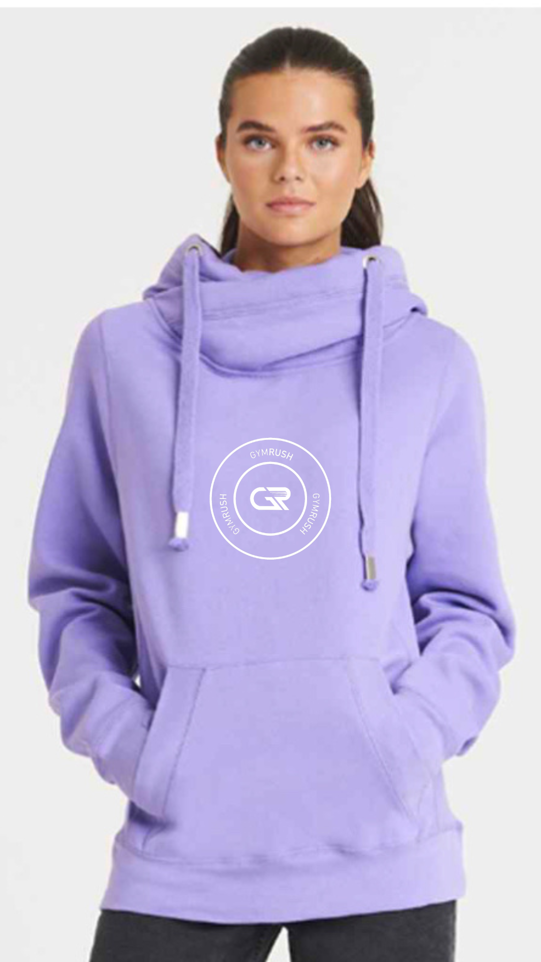 Cross Neck Hoodie