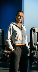Load image into Gallery viewer, Cropped Hoodie
