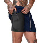 Load image into Gallery viewer, Mens 2 in 1  pocket shorts [more colours]
